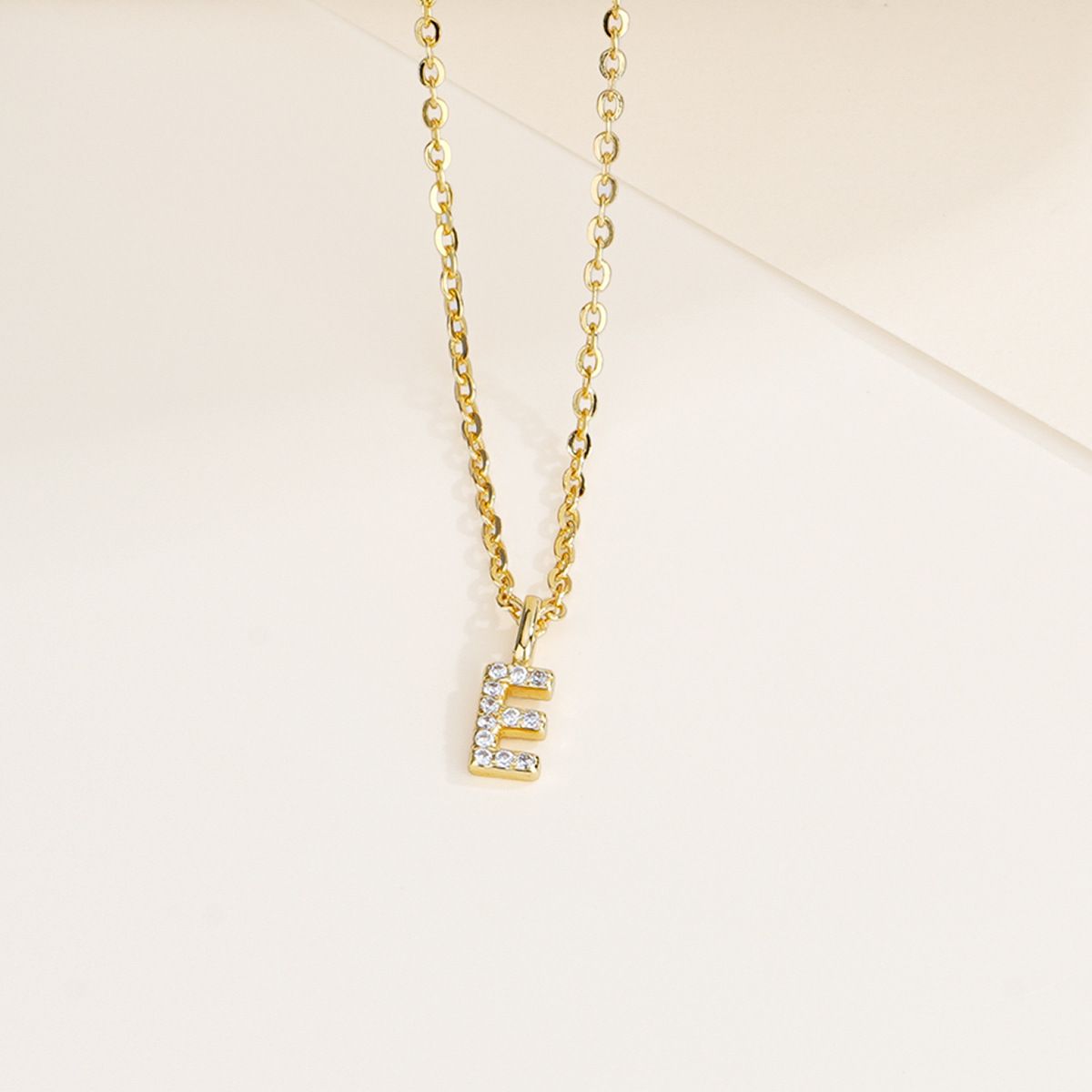 Europe and America Cross-border S925 Sterling Silver Your Name 26 Letter Pendant Necklace Women Joker Clavicle Chain Tide