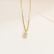 Europe and America Cross-border S925 Sterling Silver Your Name 26 Letter Pendant Necklace Women Joker Clavicle Chain Tide