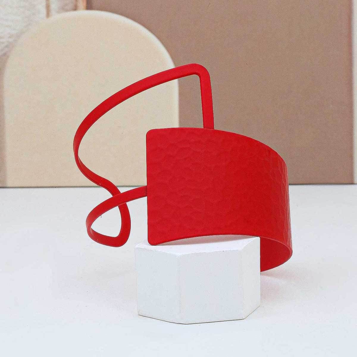 Cross-border E-commerce Simple Exaggerated European and American Style Temperament Bracelet Niche Design Cold Style Opening Bracelet Jewelry for Women