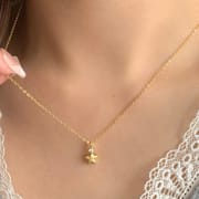 European and American Cross-border Flash Zirconium Brushed Star Necklace Female S925 Sterling Silver Niche Simple Design Clavicle Chain