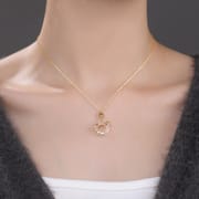 Po S999 Foot Silver Guofeng Koi Chalcedony Necklace Women's Chinese Retro Light Luxury Exquisite High-grade Necklace Hair