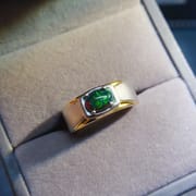 Factory wholesale explosions natural black opal ring S925 silver inlaid main stone 5*7 selling Europe and the United States a generation of hair