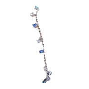 Natural Topaz bracelet luxury exquisite women's 925 silver inlaid lantopa beautiful colorful treasure wholesale