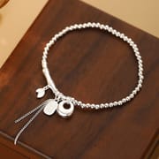 Po S999 Foot Silver Fat Tuo Bracelet 2024 New Fresh Bamboo Chinese Fashion Send Girlfriend Bracelet for Hair
