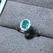 Small ring diamond natural emerald ring wholesale support identification like to come