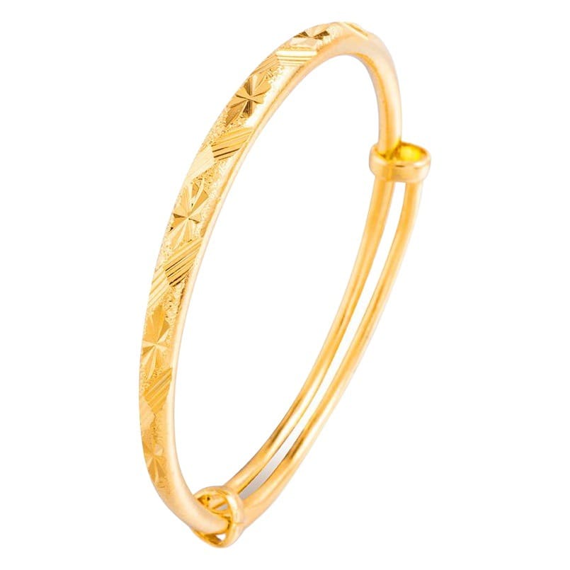 Shajin Bracelet Gymophila Ladies High-end Jewelry Imitation Gold Bracelet Long-standing Copper Bracelet Simulation Accessories