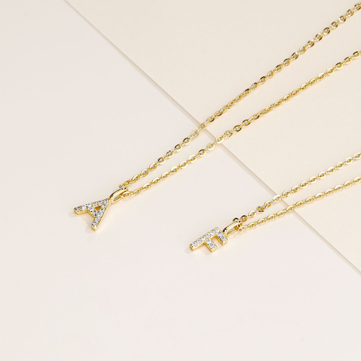 Europe and America Cross-border S925 Sterling Silver Your Name 26 Letter Pendant Necklace Women Joker Clavicle Chain Tide