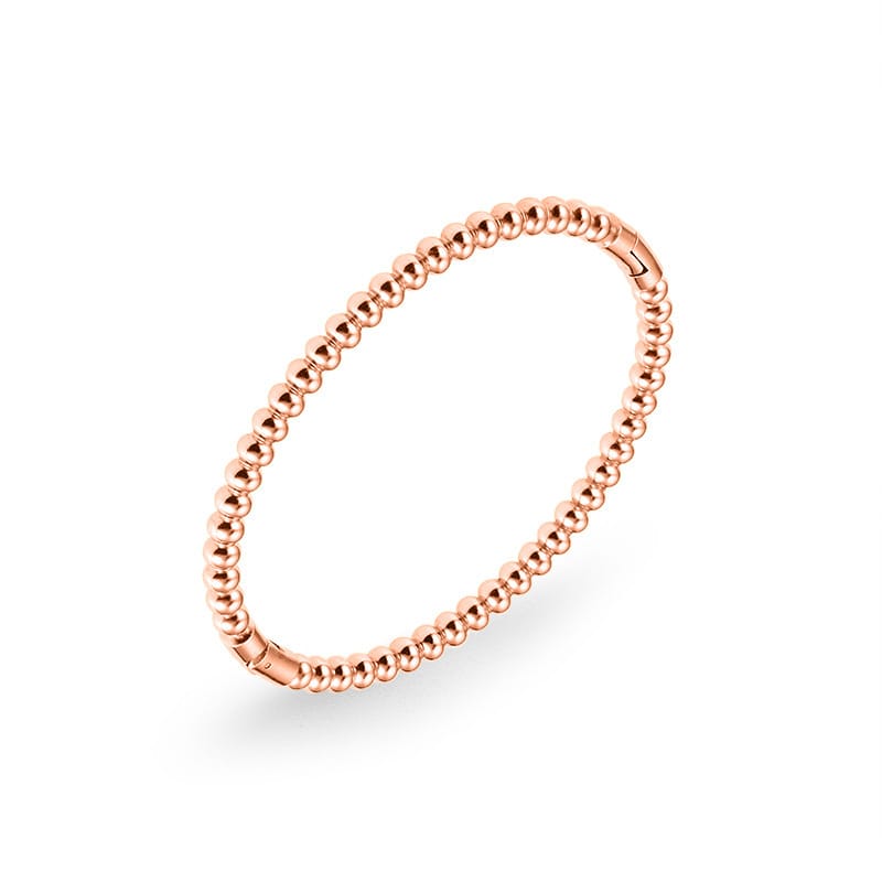 Simple and elegant style golden bamboo titanium steel plain bracelet ins Net red with solid stainless steel jewelry wholesale