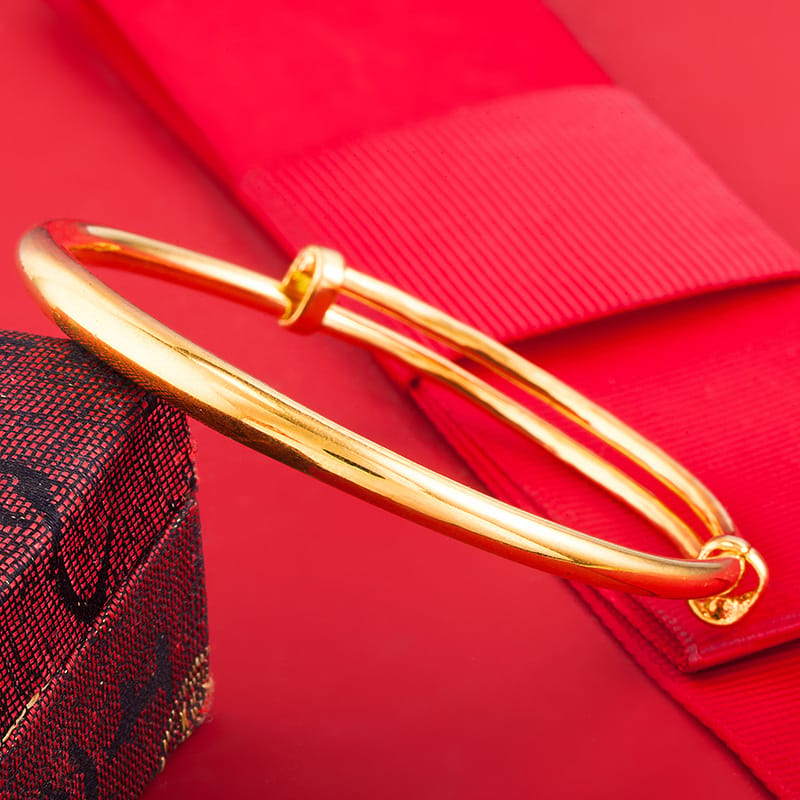 Shajin Bracelet Gymophila Ladies High-end Jewelry Imitation Gold Bracelet Long-standing Copper Bracelet Simulation Accessories