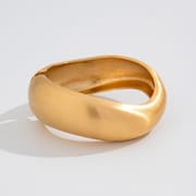 Golden asymmetric bracelet wholesale original design smooth irregular arc fashion classic European and American exaggerated accessories