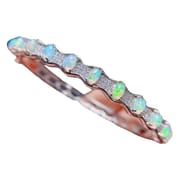 New on the new natural opal bracelet 925 silver inlaid fire color good live tremolo supply wholesale