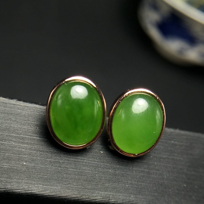 Natural Hotan Jasper Earrings Wholesale 925 Sterling Silver Inlaid Various Size Earrings Wholesale