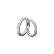 Po S999 Foot Silver Minimalist Gifting Ring Couple's Geometric Artistic Cold Temperament Niche Jewelry