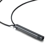 Amazon Titanium Steel Whistle Meditation Mindfulness Breathing Decompression Anxiety Yoga Stainless Steel Pendant Necklace in stock Wholesale