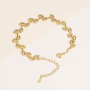 Pure S925 sterling silve ear of wheat style design bracelet 