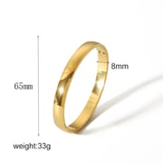 European and American-style light luxury bracelet six-pointed star buckle bracelet 18K gold stainless steel inlaid zirconium bracelet high-grade bracelet for women