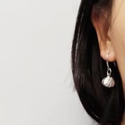 Natural Freshwater Pearl Earrings Opening and Capping Shell Set Zircon Pearl Earrings High Feeling Elegant Ear Hook s925 Silver Hook