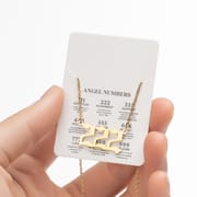 2024 Women's New Arrival Angel Lucky Numbers Pendant Necklace Fashion 000-999 Stainless Steel Vintage Necklace