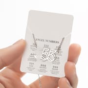 2024 Women's New Arrival Angel Lucky Numbers Pendant Necklace Fashion 000-999 Stainless Steel Vintage Necklace