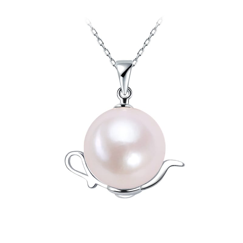 Yamashata Lake Jewelry S925 Sterling Silver Accessories Pendant Women Necklace Teapot Freshwater Pearl Clavicle Chain Jewelry Women