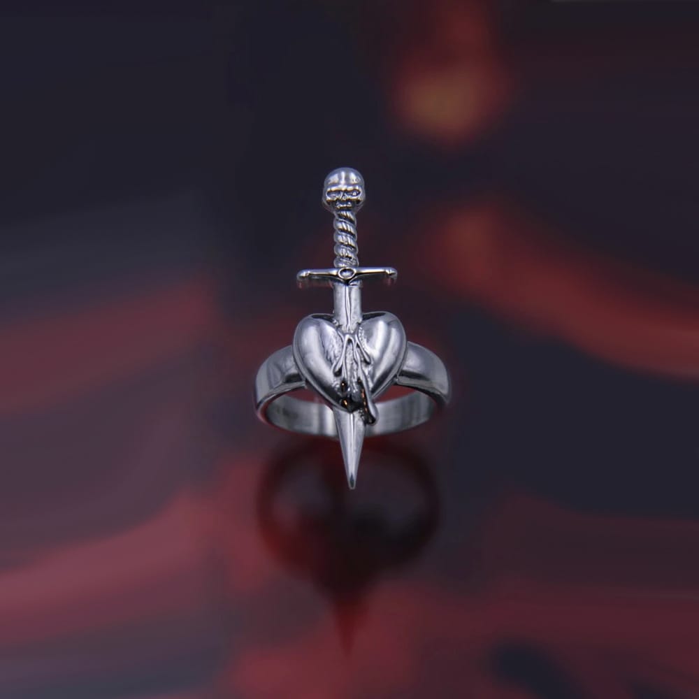 Cross Border INS New HIPPOP Street Rock Love Banner Poker Teddy Bear Rabbit Clown Spider Ring