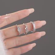 Original Po S999 Silver Fuya Series Ring with Chinese Style National Style Elegant and Fresh Niche Jewelry