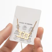 2024 Women's New Arrival Angel Lucky Numbers Pendant Necklace Fashion 000-999 Stainless Steel Vintage Necklace