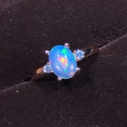 Need Opal to 925 silver natural opal ring live to receive large orders to talk about