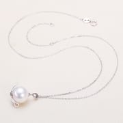 Yamashata Lake Jewelry S925 Sterling Silver Accessories Pendant Women Necklace Teapot Freshwater Pearl Clavicle Chain Jewelry Women