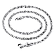 3mm/4mm/5mm stainless steel twist necklace simple temperament vacuum plating hardware/metal hanging chain neck chain