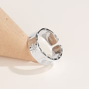 Cross-border Fashion S925 Sterling Silver Star Ring for Men and Women Can Wear Heavy Industry Irregular Design Ring