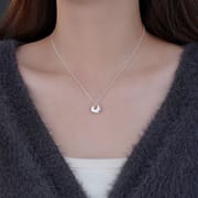 Po S999 Foot Silver Guofeng Fat Tuo Necklace Women's Personalized Light Luxury Niche High-end Fashion Clavicle Chain for Hair