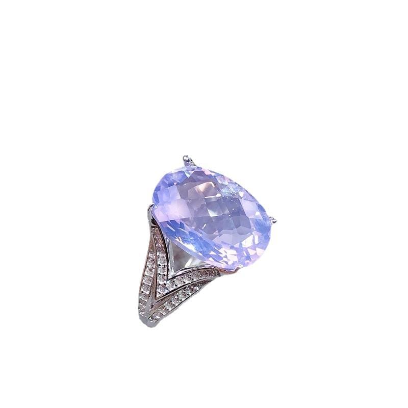 Lavender ring 925 silver lavender ring gift for girlfriend manufacturers receive orders one-piece delivery