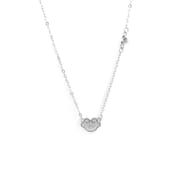 Po S999 Foot Silver Guofeng Ruyi Lock Necklace Women's New Chinese Hanfu Cheongsam Elegant Clavicle Chain Accessories for Hair