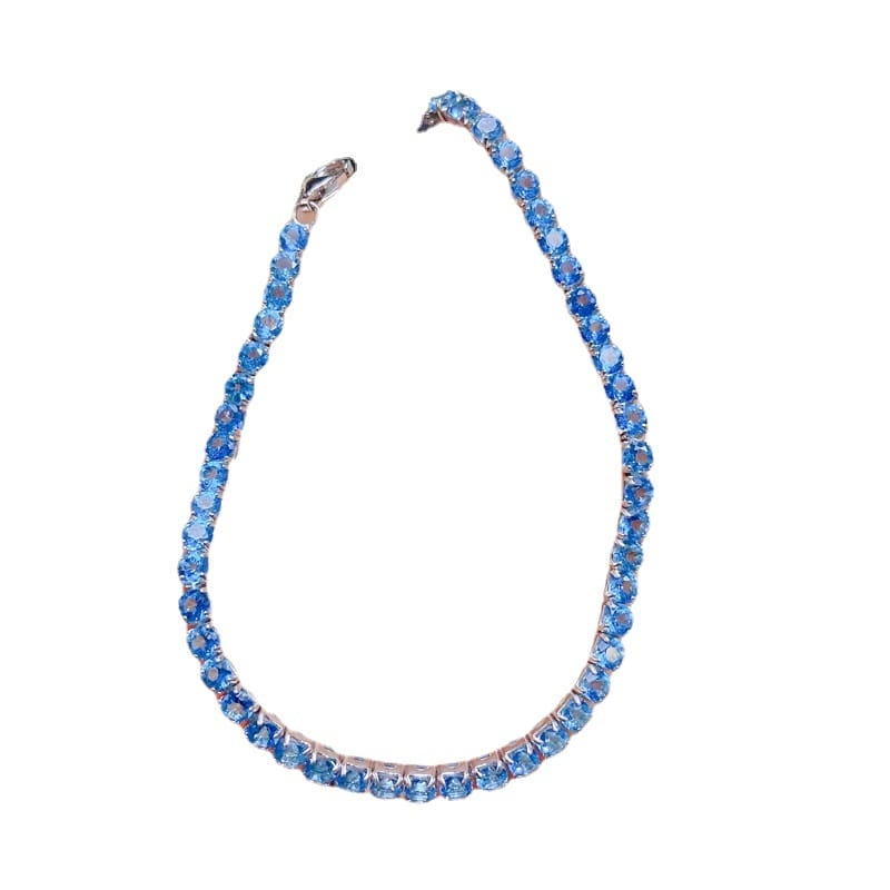 New arrival natural Topaz bracelet 925 silver inlaid gift wholesale main stone 3 Jewelry Wholesale