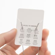 2024 Women's New Arrival Angel Lucky Numbers Pendant Necklace Fashion 000-999 Stainless Steel Vintage Necklace