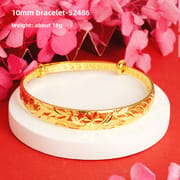 Shajin Bracelet Gymophila Ladies High-end Jewelry Imitation Gold Bracelet Long-standing Copper Bracelet Simulation Accessories