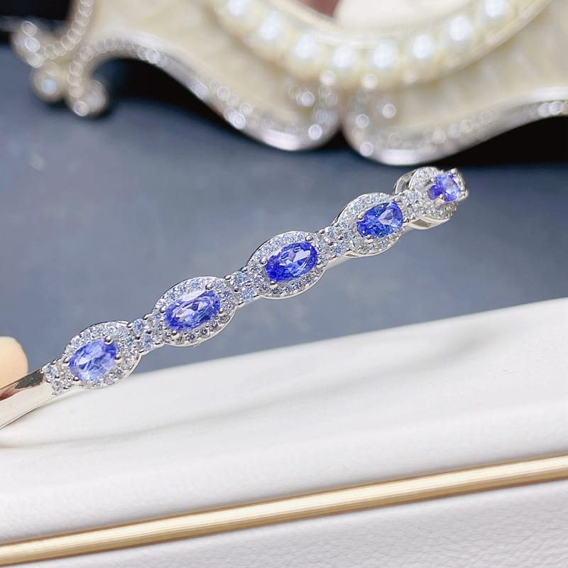 New arrival natural stone bracelet 925 silver inlaid gift wholesale tested TikTok supply