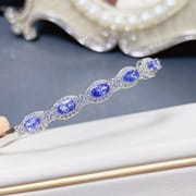 New arrival natural stone bracelet 925 silver inlaid gift wholesale tested TikTok supply