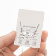 2024 Women's New Arrival Angel Lucky Numbers Pendant Necklace Fashion 000-999 Stainless Steel Vintage Necklace
