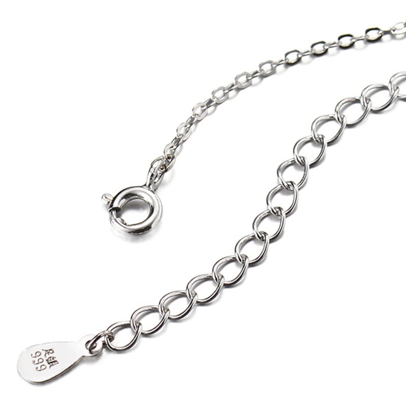 Po S999 Sterling Silver Big Dipper Necklace Niche Design Tassel Exquisite Clavicle Chain 2024 New Summer