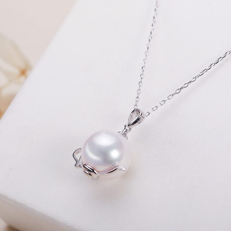 Yamashata Lake Jewelry S925 Sterling Silver Accessories Pendant Women Necklace Teapot Freshwater Pearl Clavicle Chain Jewelry Women