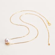 Freshwater pearl necklace female temperament s925 silver fashion pendant jewelry