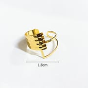 Cross-border E-commerce Simple Exaggerated European and American Style Temperament Bracelet Niche Design Cold Style Opening Bracelet Jewelry for Women