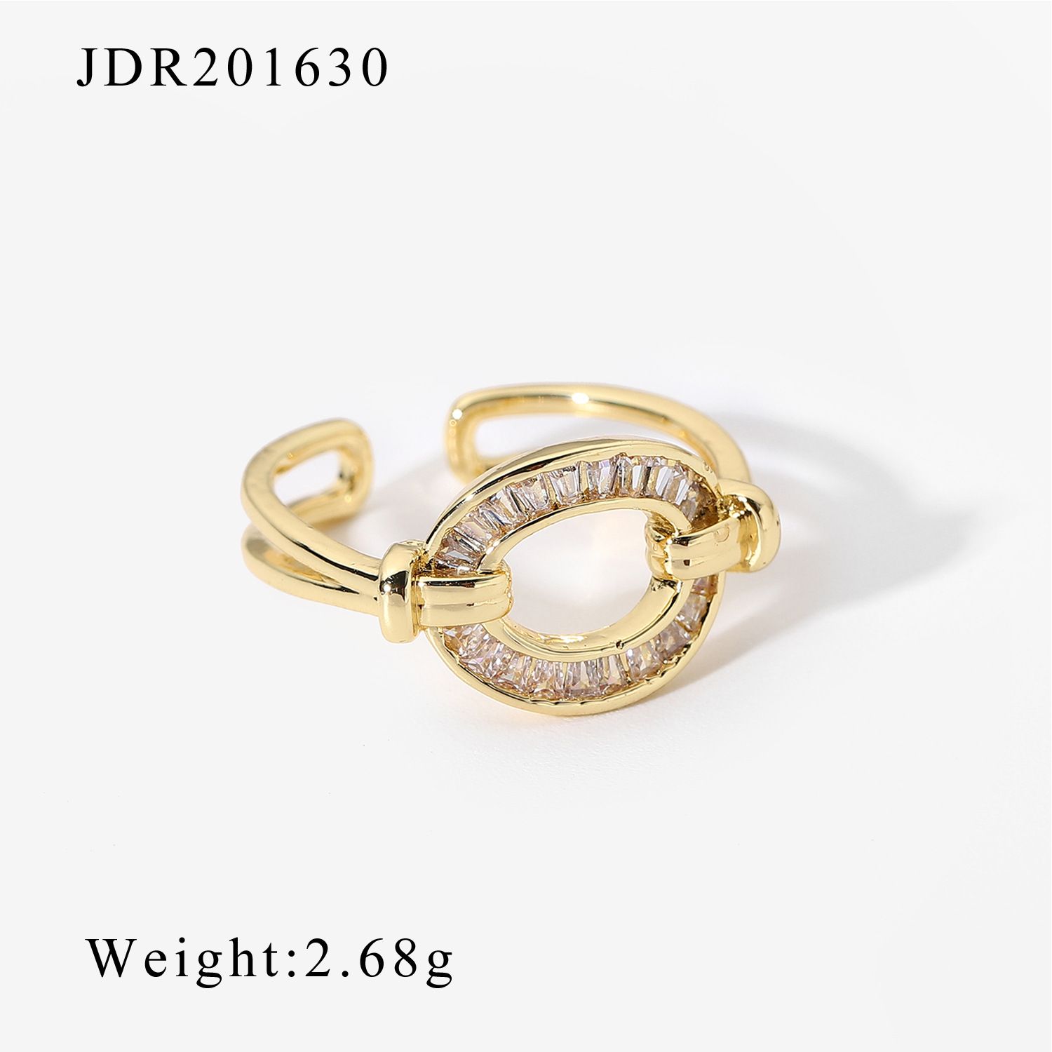 Ins style high-end feeling female national style ring does not fade zircon ring opening retro ring ring wholesale