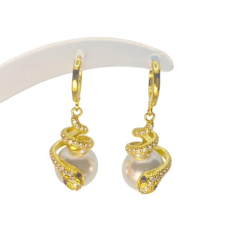 Snake Fashion Design High-grade Ear Buckle Year of the Snake Earrings