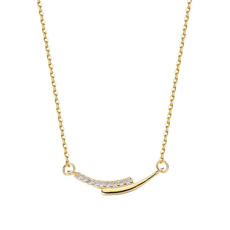 S925 Sterling Silver Geometric Design Simple Temperament Joker Exquisite Niche Clavicle Necklace New