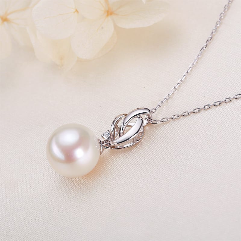 Fashionable Style Freshwater Pearl Necklace for Women 925 Sterling Silver Accessories Niche Versatile Clavicle Chain