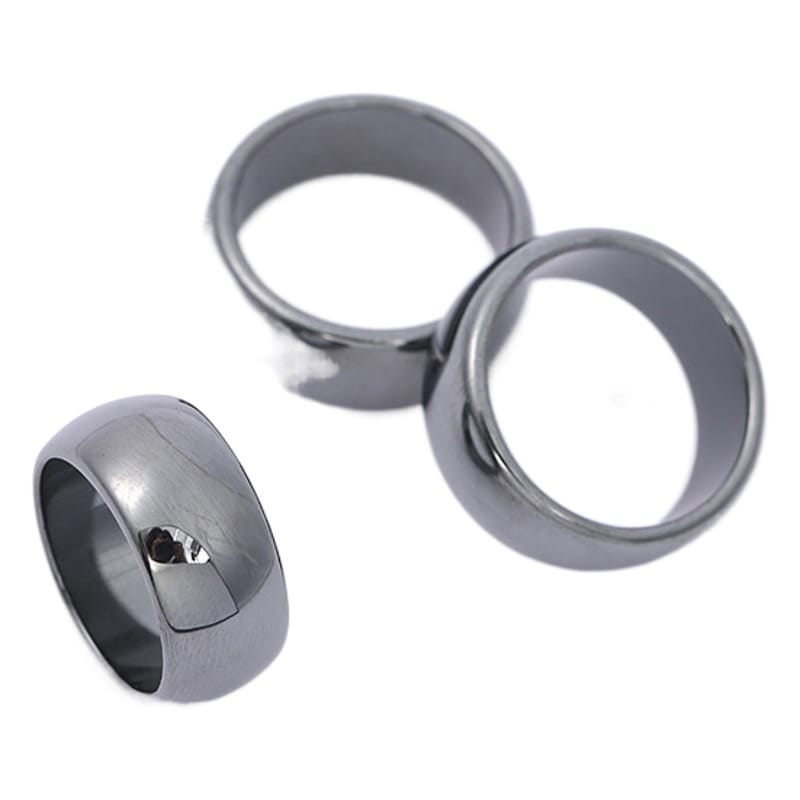 Blackstone Ring Non-magnetic Arc Flat Ring Wide Ring  Men's and Women's Ring