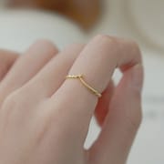 Sterling Silver s925 Micro-set Shining Zirconium V Ring Women's Wish Hot Sale Light Luxury Simple new Style